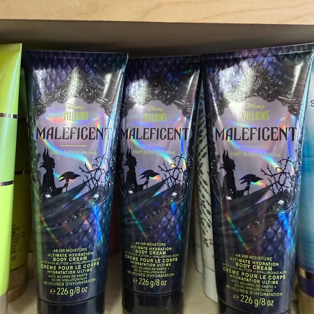 3 bbw Disney Maleficent Iridescent Purple Body Cream